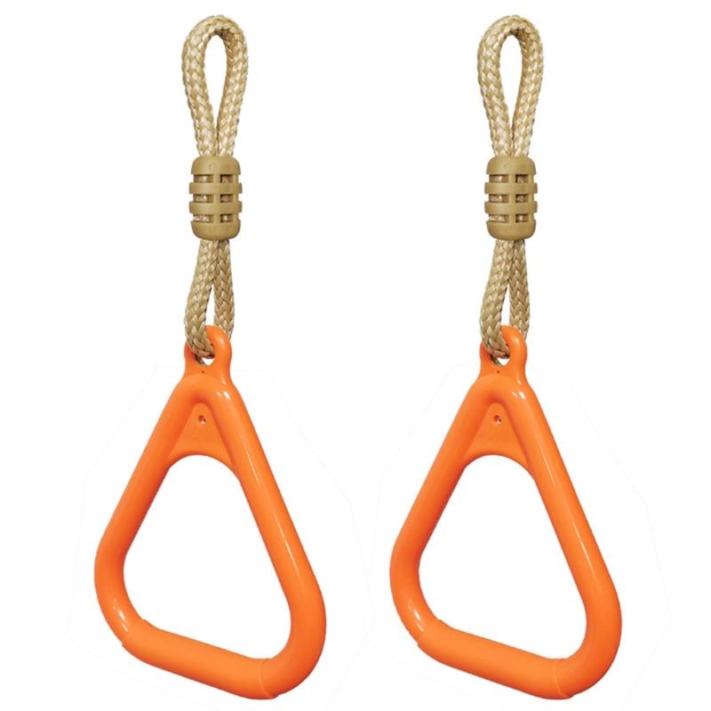 Anéis de Correias Suspensas para Crianças Anéis de Treino de Força Equipamento de Parque Infantil Interior Anéis de Ginástica para Crianças Treino de Fitness
