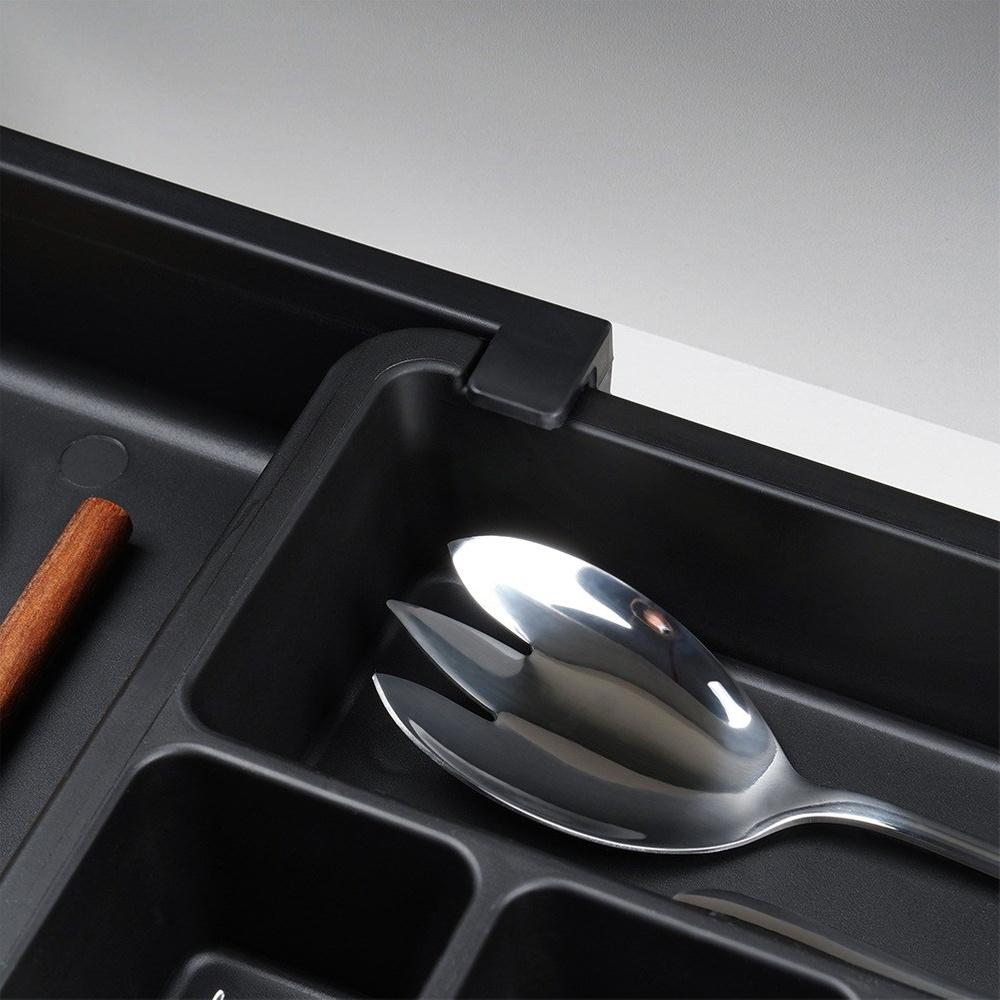 Adjustable Insert for Cutlery, Utensils, Knives, Drawer Extendable Organizer