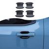 Glossy Black Exterior Door Handle Bowl Cover Trim For Ford Maverick +