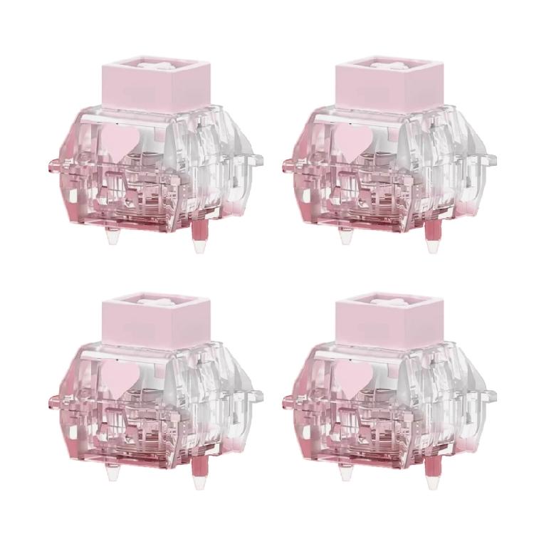 

Love Heart Magnetic Switches Quick Release Strong Magnetic Attachment For Magnetic Keyboards Wide Compatibility 1