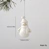 Ensemble Mini Arbre de Noël en Céramique NUCHI et Ornements – Père Noël, Bonhomme de Neige et Décorations de Fêtes