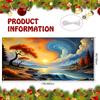 2D Dreamlike Fantasy Sunset Coast Photography Background
