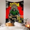 MF DOOM Buntes Wandteppich Wandbehang Hängendes Tarot Hippie Wandteppiche Schlafsaal Heimdekoration