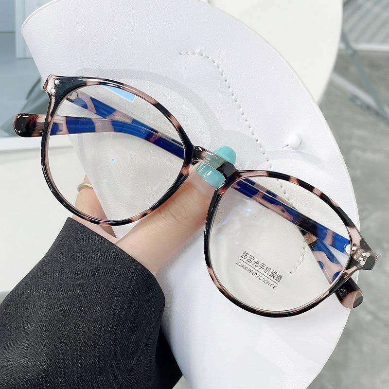 Ultra Light Unisex Near Sight Eyewear New Round Anti Blue Light Myopia Glasses Midin Retro Men'S And Women'S Finished Eyeglasses