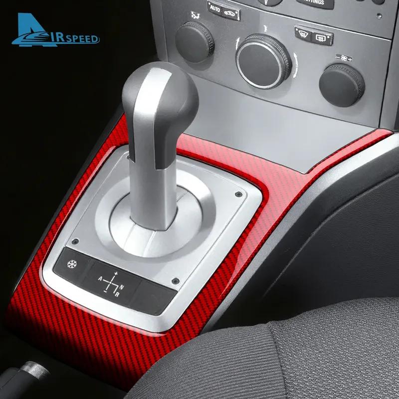 Real Soft Carbon Fiber Sticker For Vauxhall Opel Astra H MK5 2004-2008 2009 2010 LHD RHD Car Manual Transmission Handbrake Trim