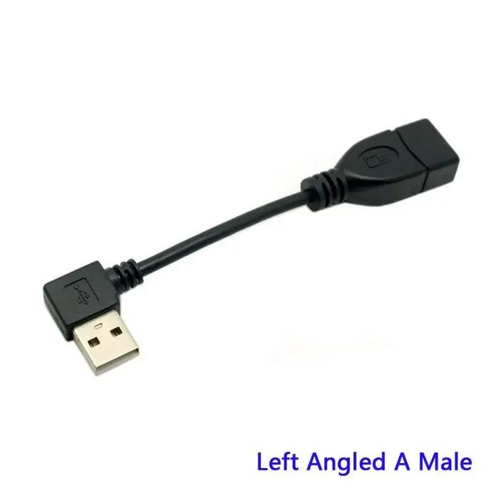 USB2.0 Cable USB Male to female extension cable 90 Degree angled usb extension 0.2m