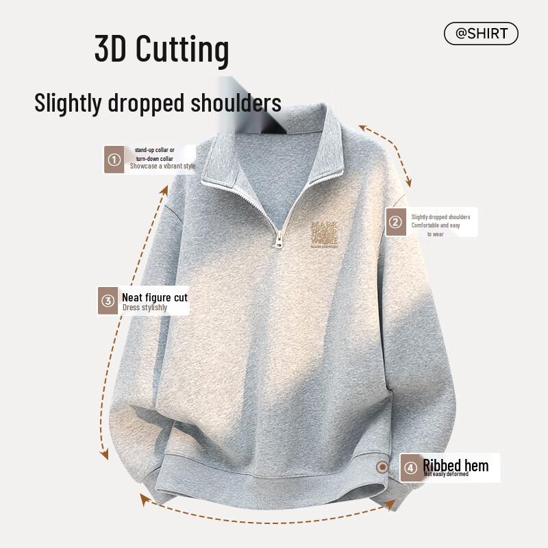 Mark Fairwhale Men's 2025 Half-Zip Pullover Sweatshirt