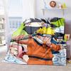 Japanese anime cartoon NARUTO famous Uzumaki Naruto blanket soft home furnishing nap decoration four seasons warm Sherpa blanket B13