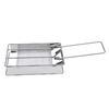 Foldable Stainless Steel Toaster Plate Portable Outdoor Camping Bread Toaster Grill