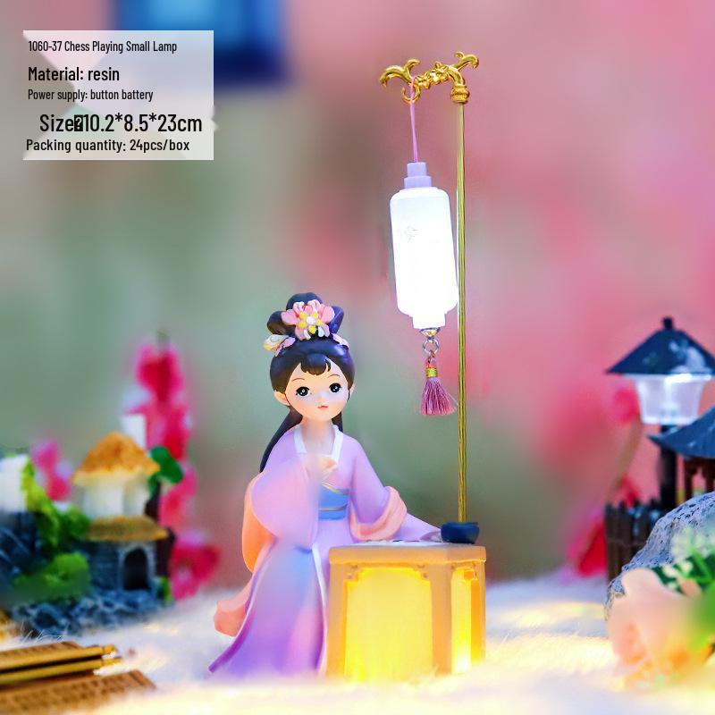 Şarap Dolabı ve Oturma Odası İçin Yaratıcı Retro Prenses Figür Dekorasyonu