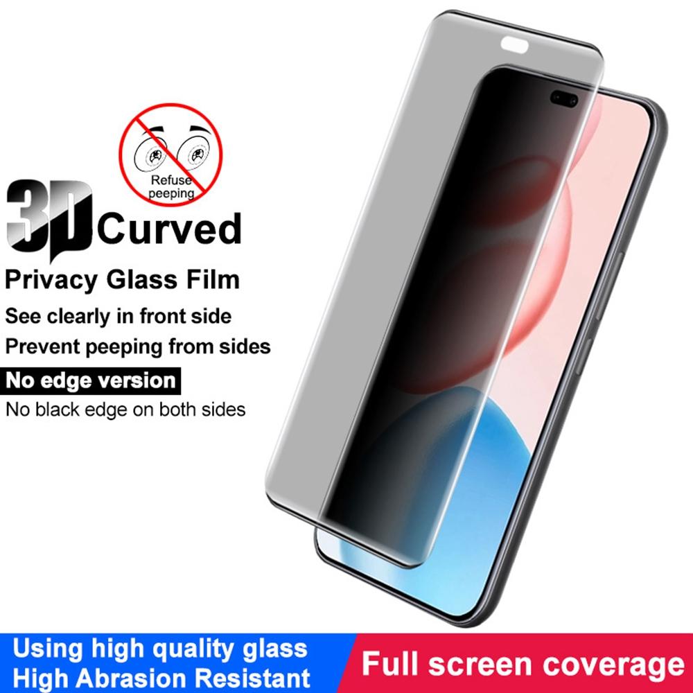 IMAK For Honor 400 Pro 5G (Global) Anti Spy Tempered Glass Screen Protector (No Edge Version)