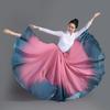 Gonna Lunga Fluida a 720 Gradi Gonna da Danza del Ventre Gradiente Costume da Ballo Classico per Donna Gonna Solare