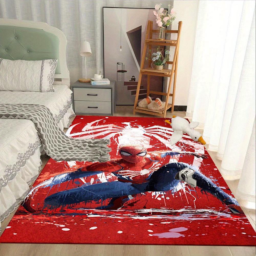 1pz Tappeto Area Tappeto Spider-man, Camera da Letto e Sala Giochi Durevole, Resistente alle Macchie e Facile da Pulire, Soggiorno