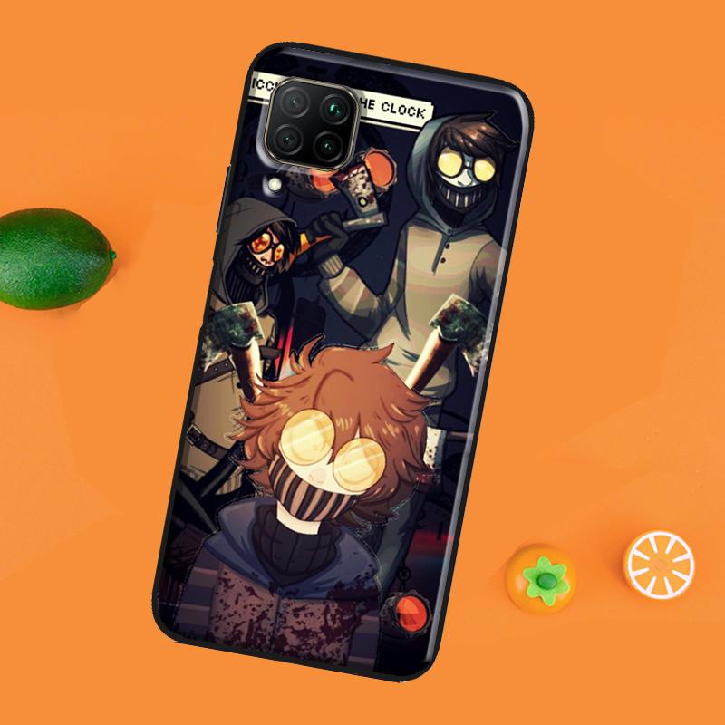 Creepypasta Ticci Toby x leser Deksel For Huawei P30 Pro P20 P40 Mate 20 Lite P Smart 2021 2019 Nova 5T Honor 50 10i 9X 8X