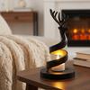 Spiral Reindeer Candlestick 3D Printed Deer Head Candle Stand  Tabletop Fireplace