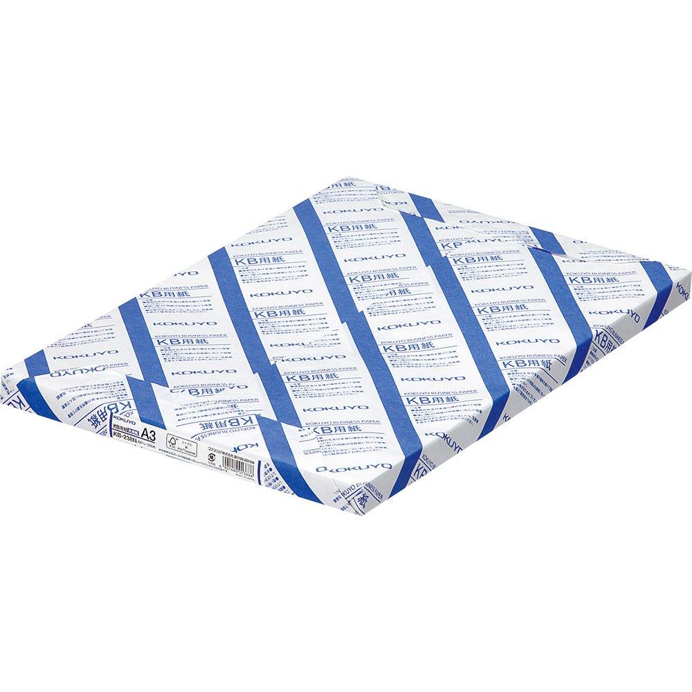 KOKUYO PPC Paper, Multipurpose Paper, FSC 64G, A3, 250 Sheets, KB-238N