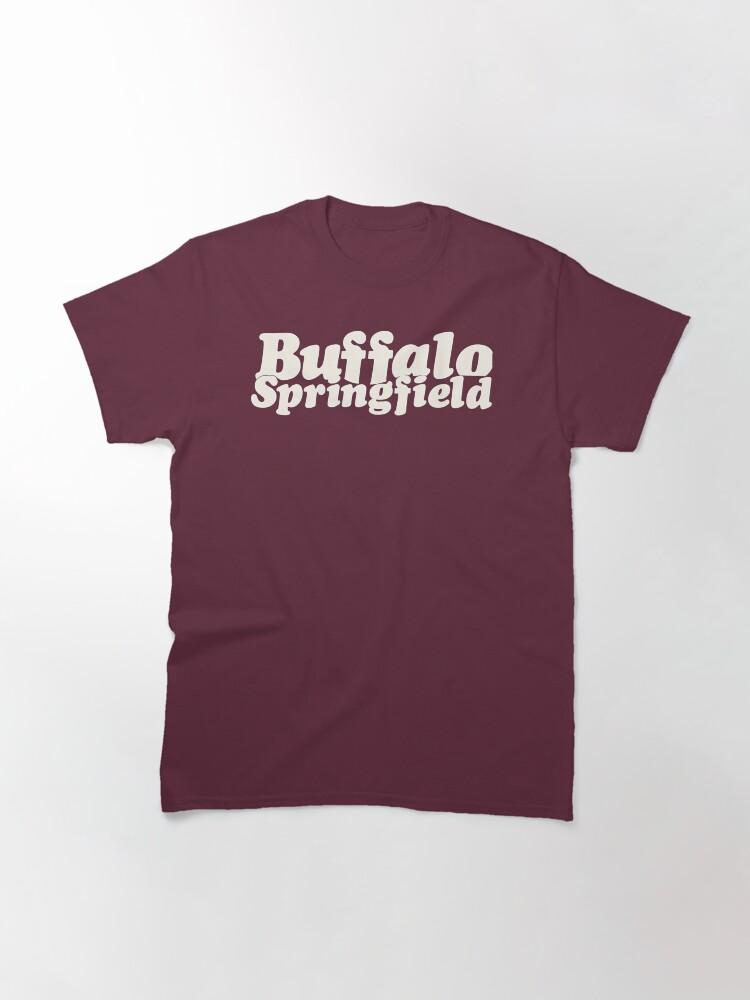 Buffalo springfield Bold Cream Typography Folk Rock Band Classic T-Shirt