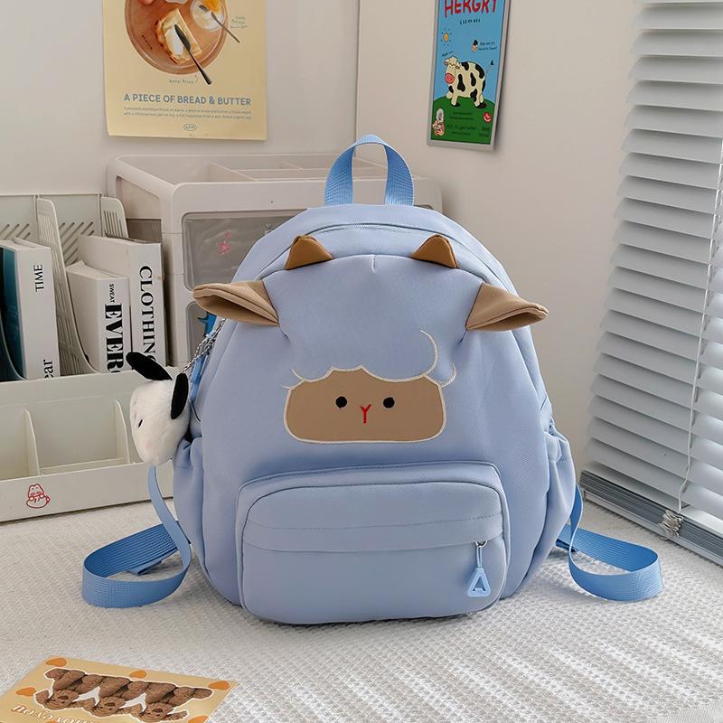 New Fashion Leisure Cute Lambs Traveling Out of The Street Advanced Sense Girls' Light Out of The Street Schoolbags Backpacks and Backpacks.