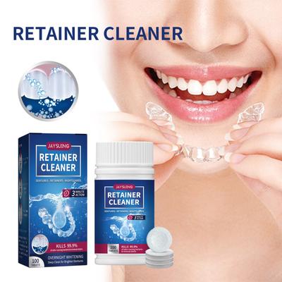 Denture Cleaners  Fixator Cleaners For Orthotics, Oral And Night Guards To Remove Odor And Plaque