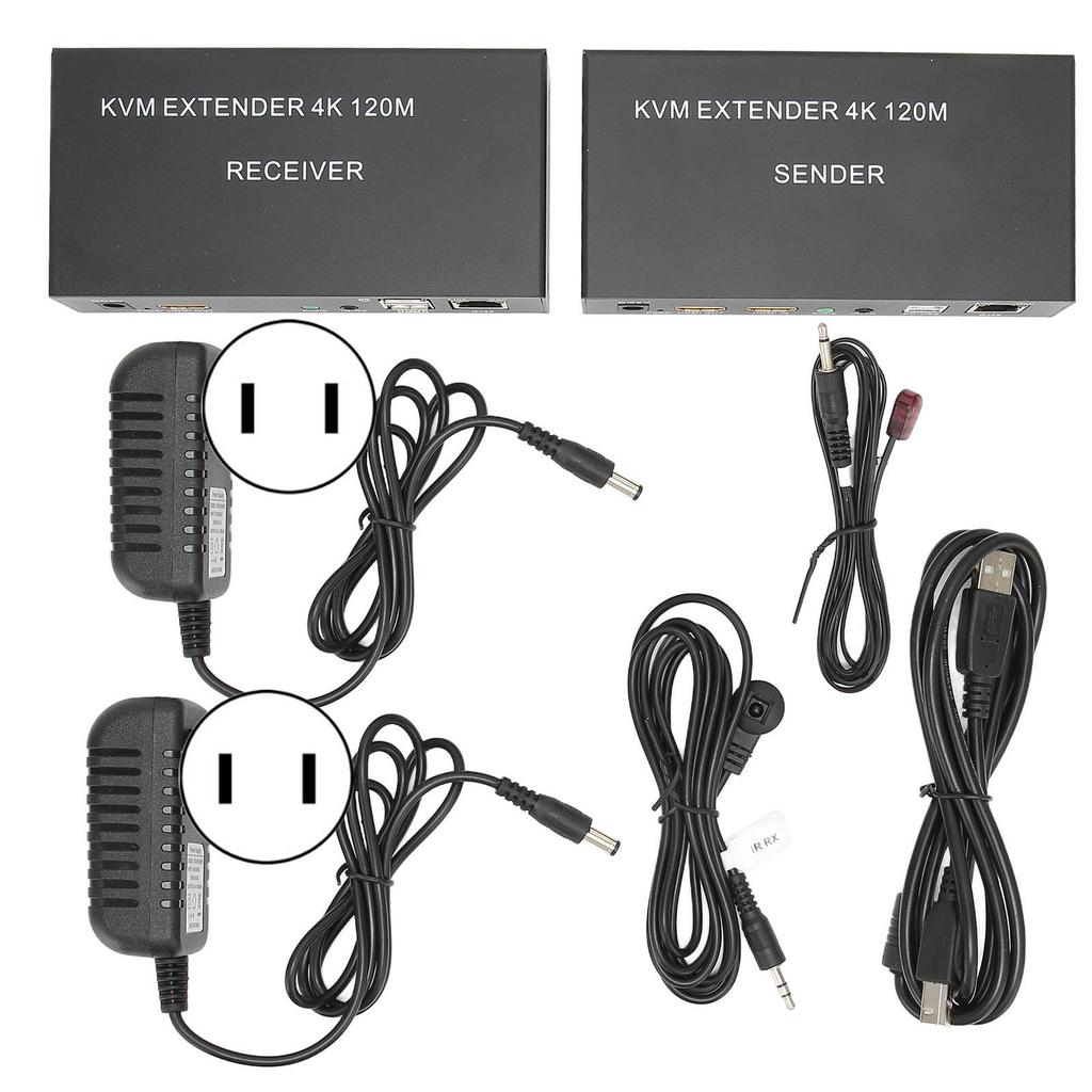4K HD Multimedia Interface Extender Single CAT 5E 6 120m KVM Single Network Extender for Keyboard