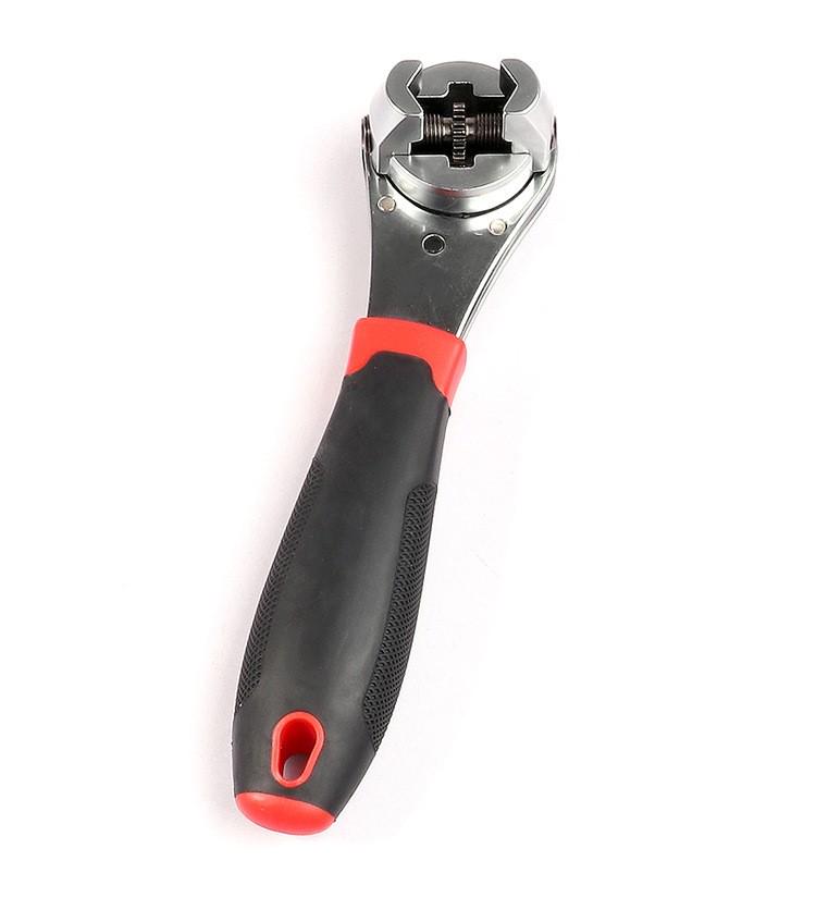 Adjustable Reversible Quick Ratchet Wrench 6-22mm Metric/Imperial