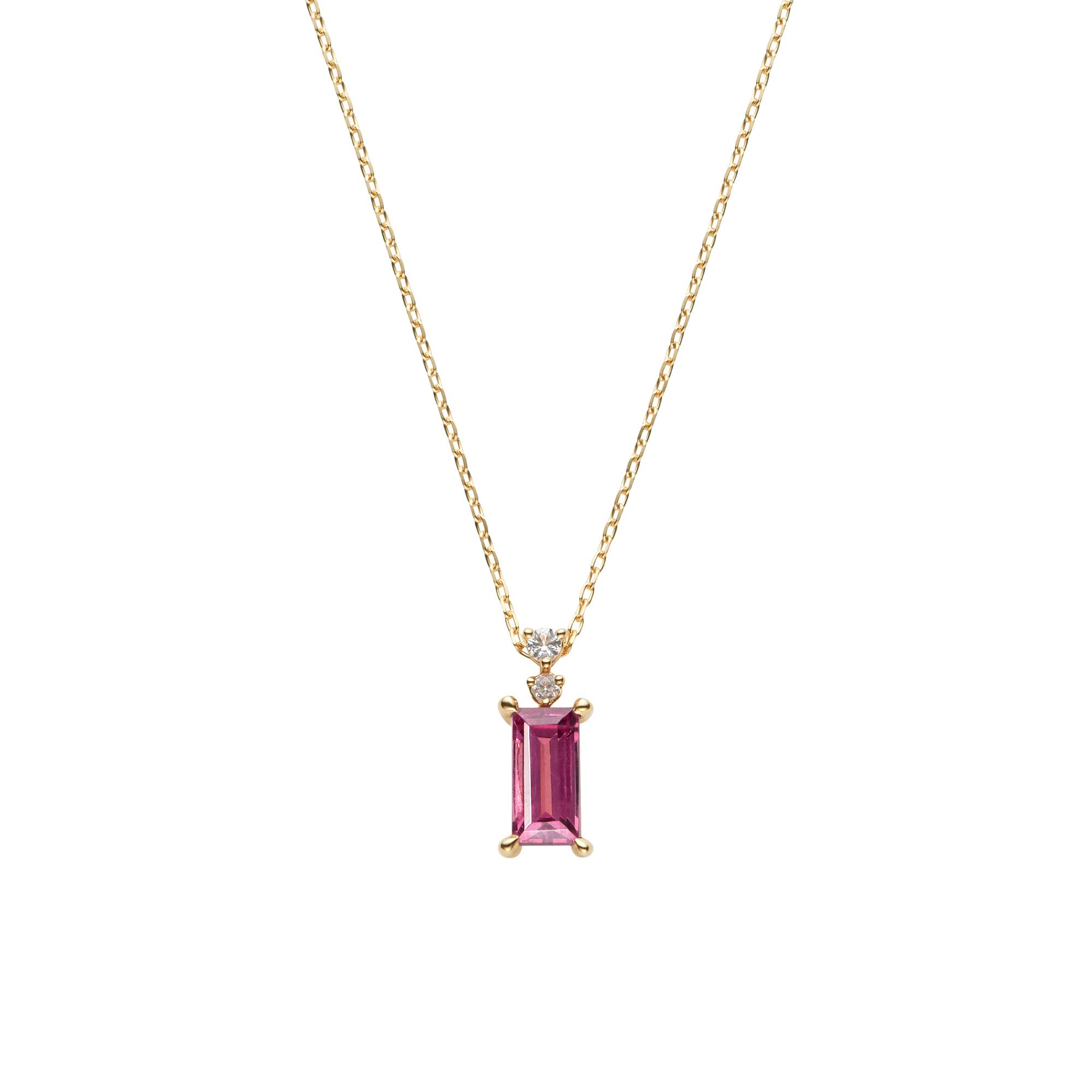 

Necklace K10 Garnet AJVN151340GN [Vendome Aoyama] [Official]
