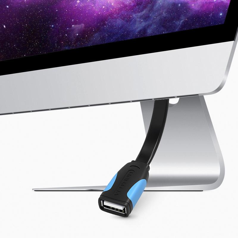 Vixun High-Speed USB Extension Cable: Male To Female for Charging and Data Transfer, Compatible with Mobile Phones, Printers, Keyboards, and More.