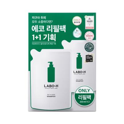 Kopfhautstärkendes Shampoo, Pflege bei Haarausfall, Nachfüllpackung, 333 ml*2