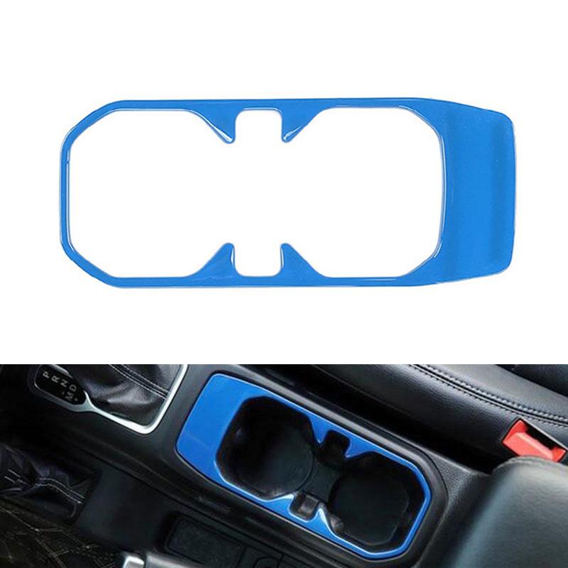 Car Front Drink Cup Holder Decoration Cover Sticker Fit For Jeep Wrangler JL / Gladiator JT 2018 - 2021