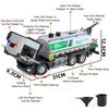 1:32 Alloy Urban Sanitation Truck Sprinkler Car Model Toys Diecast Sound Light Pull Back Doors Opened Vehice for Children's Gift