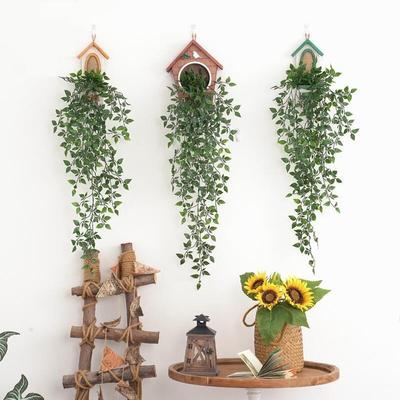 Artificial Plants Mandala Vine Fake Greenery Plant Home Garden Decoration Outdoor Green Leaves Garland Wall Decor