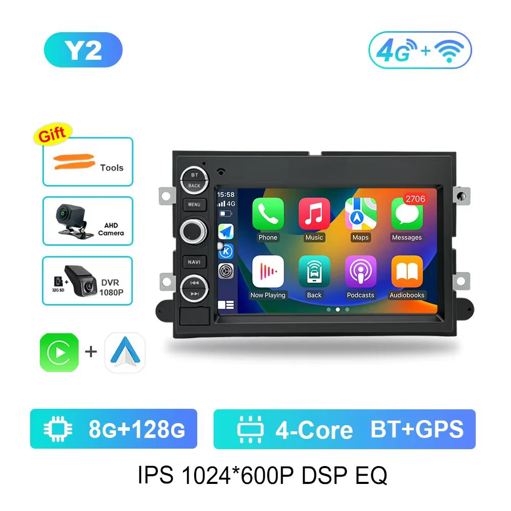 Android Car Radio Multimedia Video Player GPS DSP 7 Inch for Ford 500 F150 Explorer Edge Escape Sport Lincoln Expedition Mustang