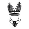 Damenmode Sexy TrägerZweiteilerFarbe Drahtloser BH Sexy Unterwäsche Slips