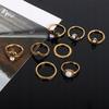 Gold Retro Punk Boho Ring Set 97