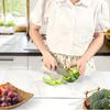 Acrylic Cutting Board With Counter Lip Non-slip Transparent Kitchen Counter Board For Bread Meat &fruit Household Chopping Board