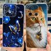 For Xiaomi Redmi 12C Case 2022 Cute Cat Butterfly Soft Silicone Slim Phone Case For Xiaomi Redmi 12C 12 C Redmi12C Fundas Bumper