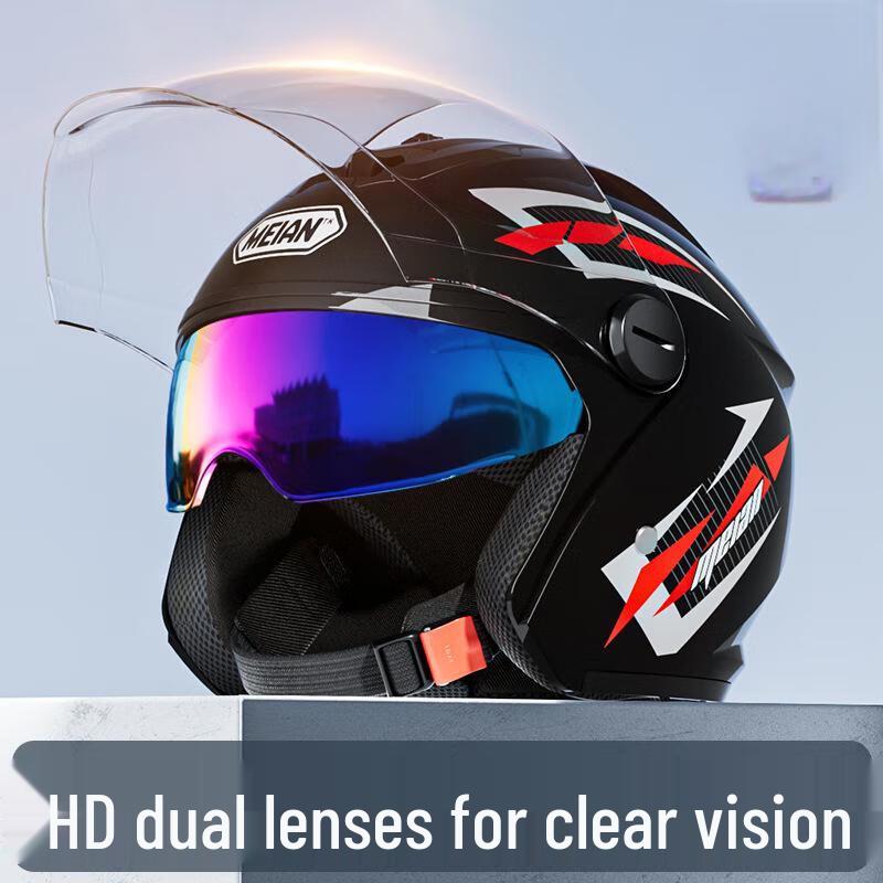 Lishi Winter Double-Lens Motorcycle Helmet