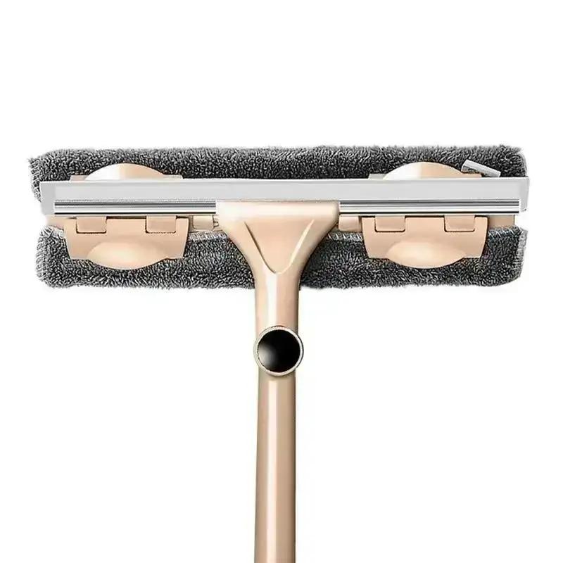 

1 шт. Новая щетка с длинной ручкой, очиститель окон, стеклоочиститель, телескопическая штанга, вращающаяся головка, инструменты, аксессуары, бытовая уборка хаки