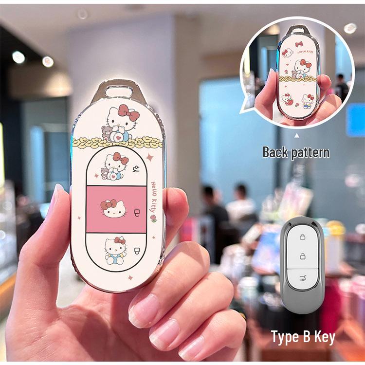 Pouzdro na klíč Leapmotor C11/T03/B10/S01/C01 Kreslený Plný Obal Ochranný Kryt