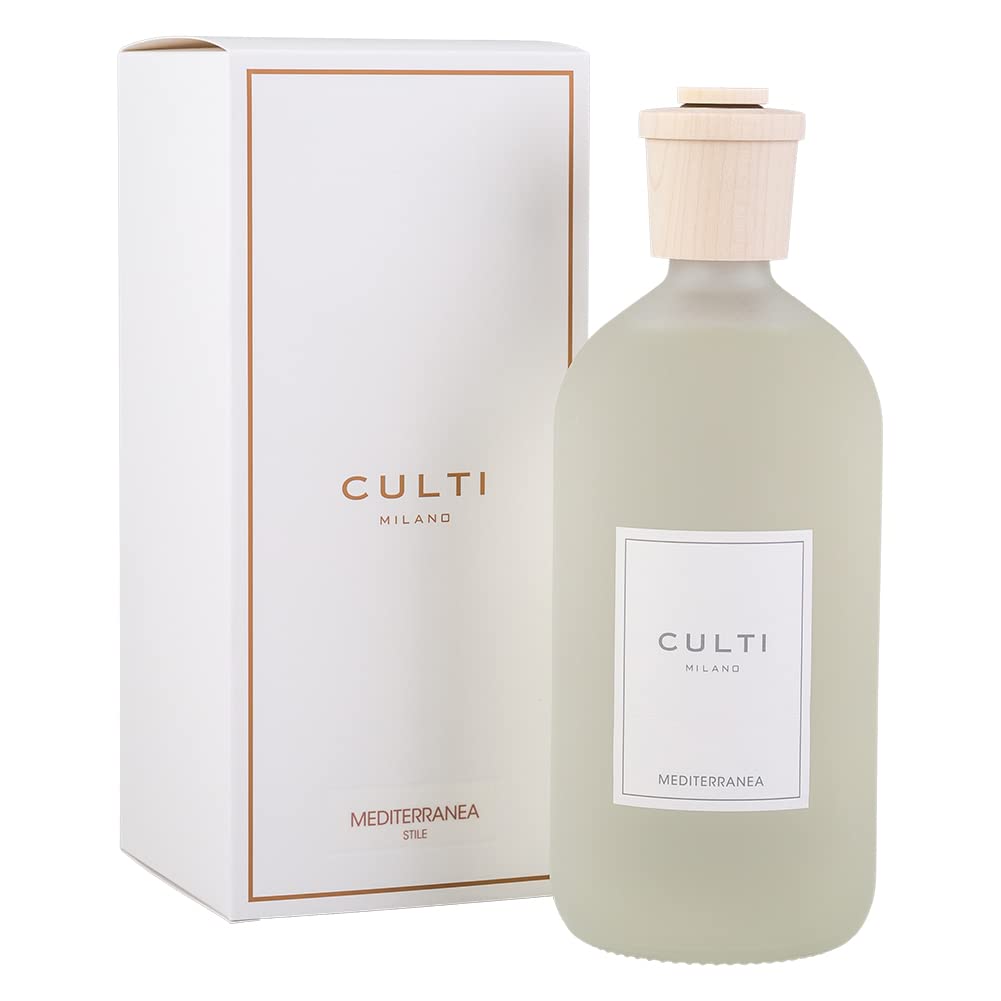 CULTI Home Diffuser Style 1000mL Room Fragrance Mediterranea Natural Sticks, [Product]