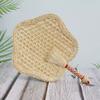 Straw Fan Old-Fashioned Fan Summer Hand-Cranked Kids Mosquito Repellent Palm-Leaf Fan Hand-Woven round Fan Chinese Style Classical