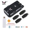 Graffiti Invisible Wireless Anti-theft Smart Lock with Remote Control for Home, Keyhole-less Design for Entrance and Sliding Doors