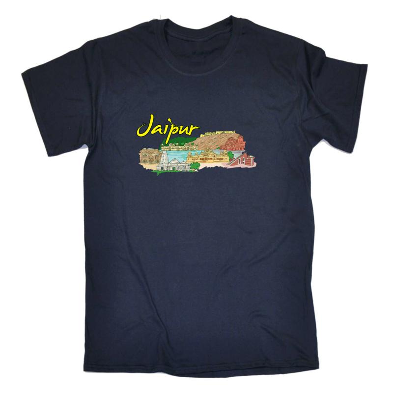 Jaipur India Rajasthan Country Flag Destination Unisexs Funny T Shirt