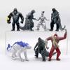 New 2nd Generation 12 Styles Godzilla Vs. King Kong Colorful Star Evolution Version King Kong Scar King Hand Office Toy Model Decoration