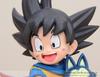 Childhood Goku Hugging Puar & Yamcha Sidekick Anime Figurine