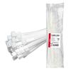 White Cable Ties 4.8×350mm 100 Pcs AMIO-04312