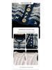 Retro Koreanischer Strick-Cardigan und Schlagjeans Set für Damen