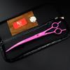 9-inch Angled Curved Grooming Scissors for Pets with Bag