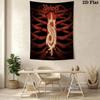Slipknot Wall Tapestry Bold Room Tapestry Background Cloth Fashion Print Atmospheric Background Cloth Wall Covering Decoration Home Decor