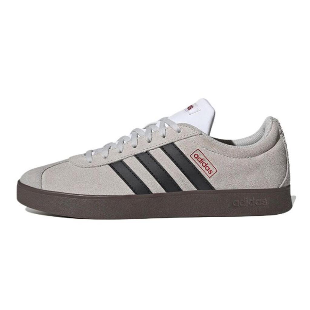 Adidas VL COURT 2.0 Abrasion Resistant Low top Skateboard Shoes Unisex Red White HQ1802(Team269-)